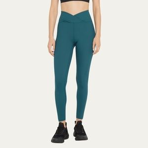 Year of ours ribbed Veronica workout leggings in deep real size medium